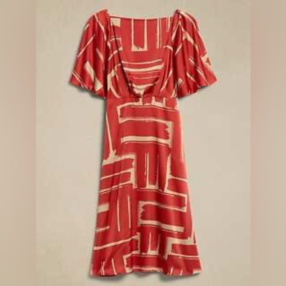 Banana Republic Factory flutter sleeve knee length dress size 0